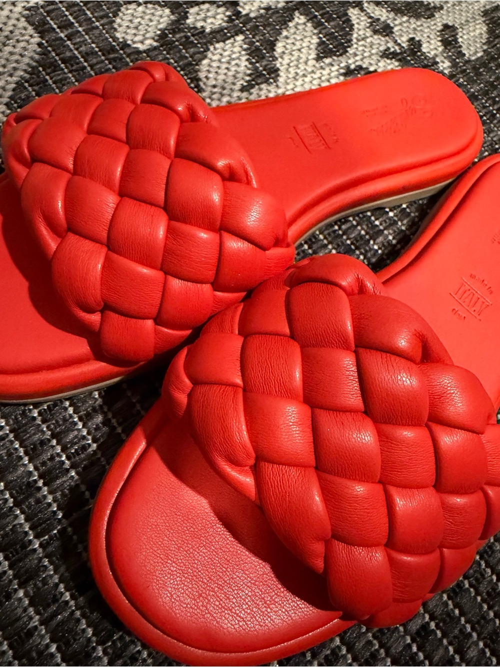Seychelles Women's Red Braided Slide Sandals